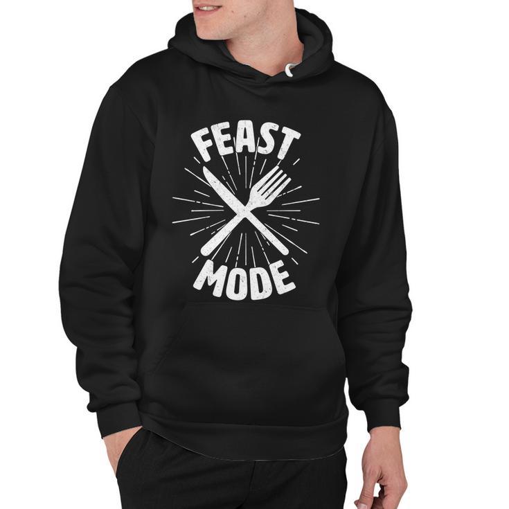 Thanksgiving And Christmas Feast Mode Hoodie