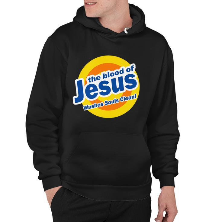 The Blood Of Jesus Washes Souls Clean Hoodie
