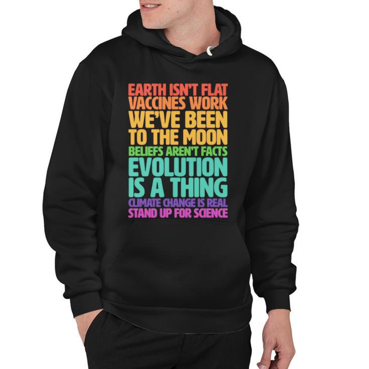 The Earth Isnt Flat Stand Up For Science Tshirt Hoodie