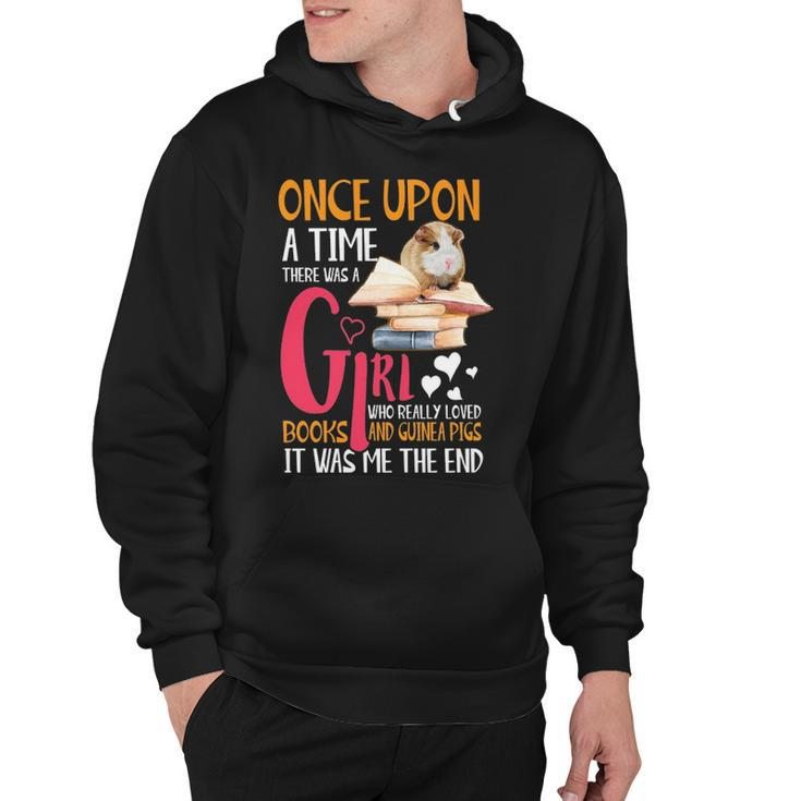 There Was A Girl Who Loved Books Guinea Pigs Book Hoodie