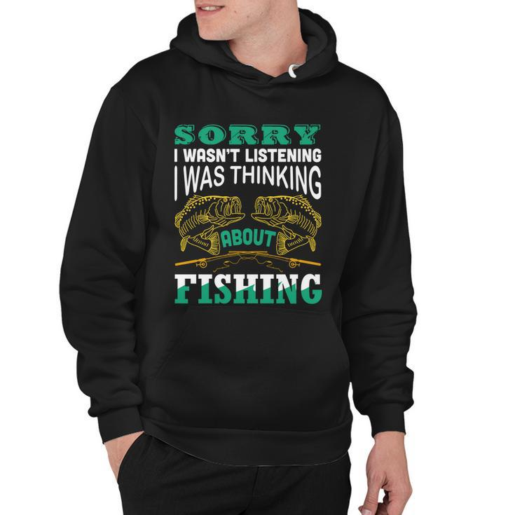 Thinking About Fishing Funny Tshirt Hoodie