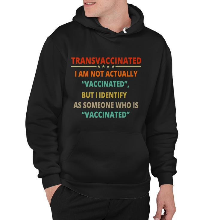 Transvaccinated Funny Trans Vaccinated Anti Vaccine Meme Tshirt Hoodie