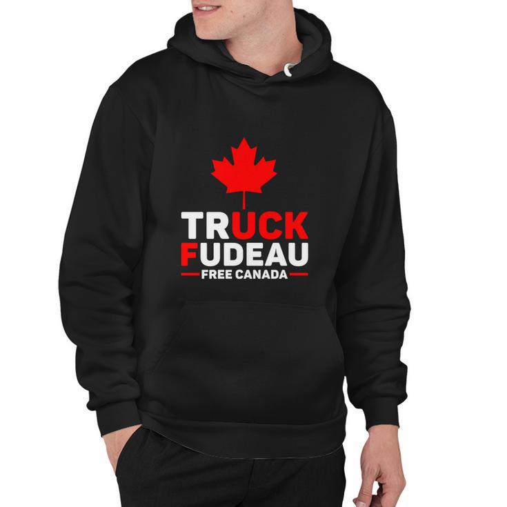 Truck Fudeau Anti Trudeau Truck Off Trudeau Anti Trudeau Free Canada Trucker Her Hoodie