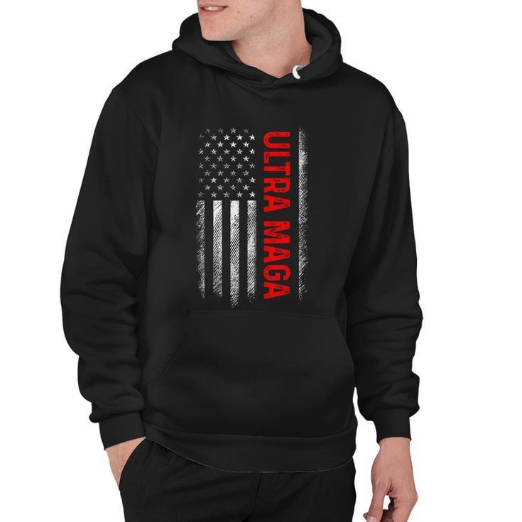 Ultra Maga American Flag Anti Joe Biden Tshirt Hoodie