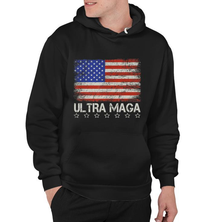 Ultra Maga Shirt Maga King Funny Anti Biden Us Flag Pro Trump Trendy Tshirt V2 Hoodie