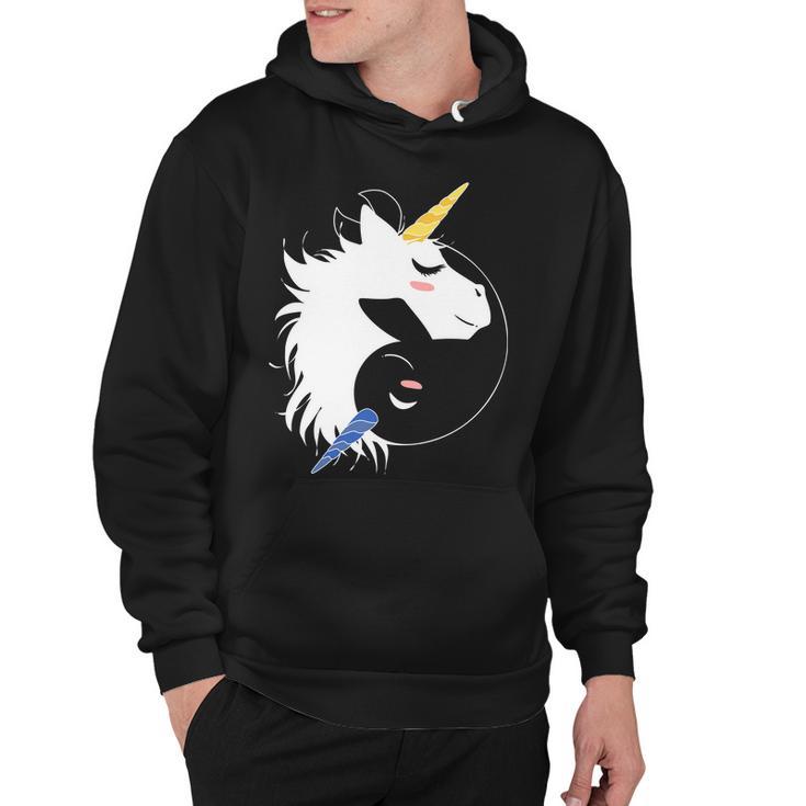 Unicorn Ying Yang Hoodie