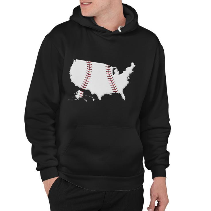 Us Map American Baseball Tshirt Hoodie