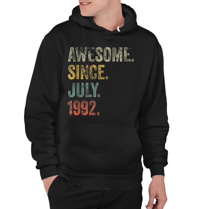 Vintage 1992 30Th Birthday Awesome Since July 1992  Hoodie