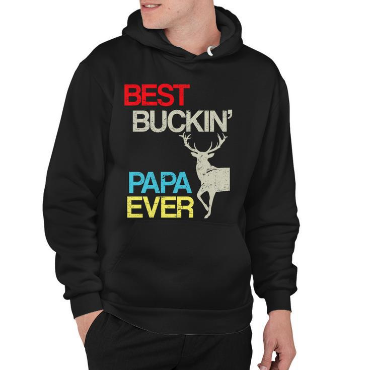 Vintage Best Buckin Papa Hunting Tshirt Hoodie