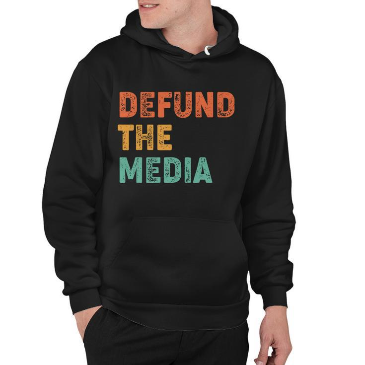 Vintage Defund The Media Tshirt Hoodie