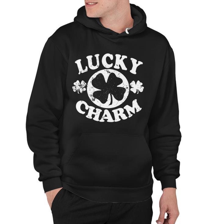 Vintage Lucky Charm Irish Clover Hoodie