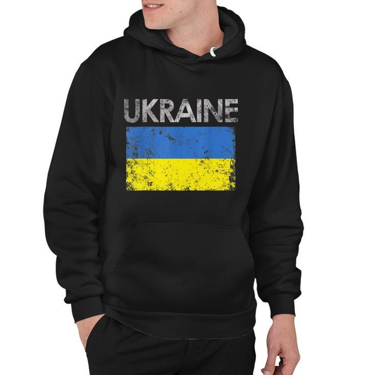 Vintage Ukraine Ukrainian Flag Pride Gift Tshirt Hoodie