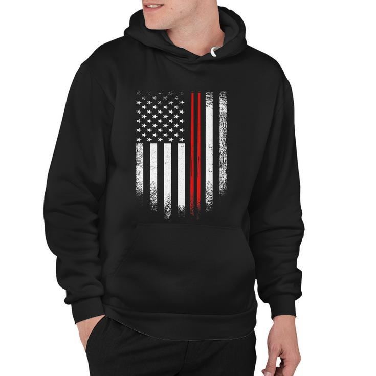 Vintage Usa Billiards Stick American Flag Patriotic Funny Meaningful Gift Hoodie