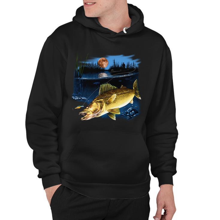 Walleye Moon Light Hoodie