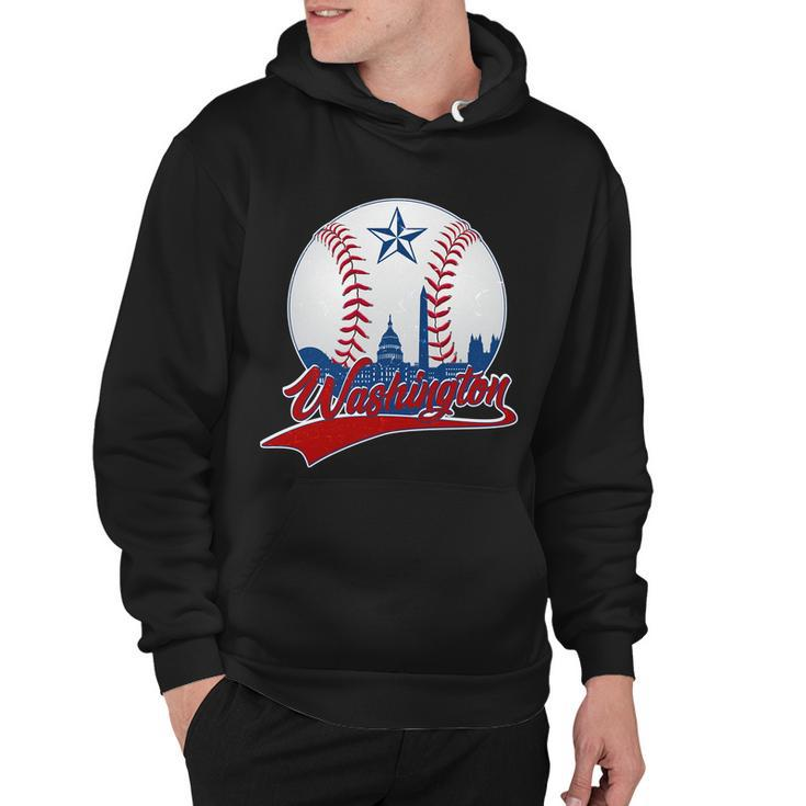 Washington Baseball Vintage Style Fan Hoodie