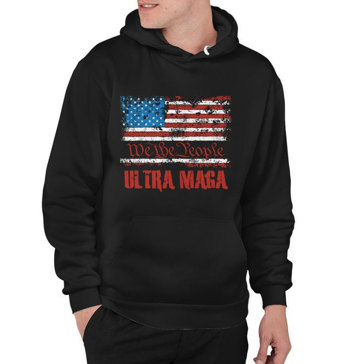 We The People Ultra Maga King Vintage Usa Flag Pride Hoodie