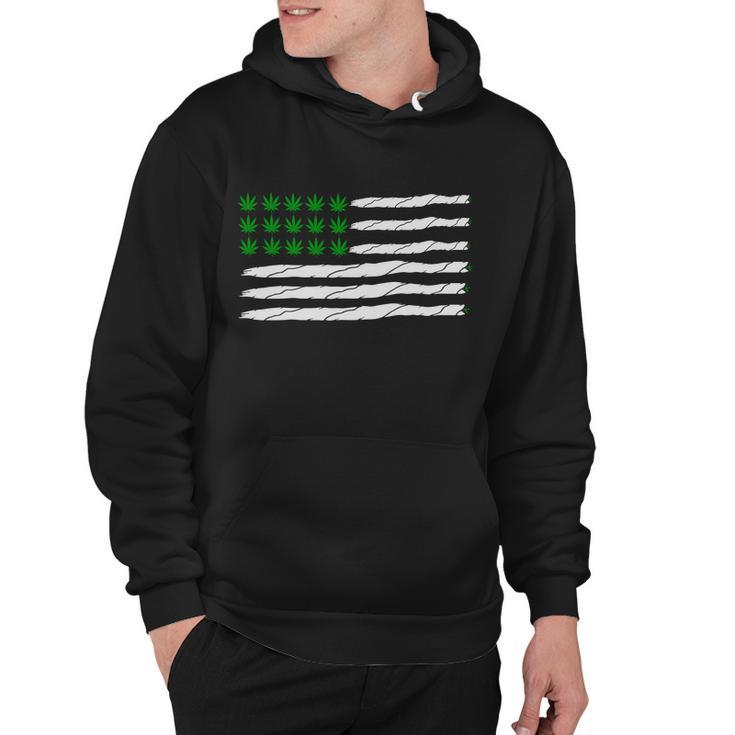 Weed American Flag Tshirt Hoodie