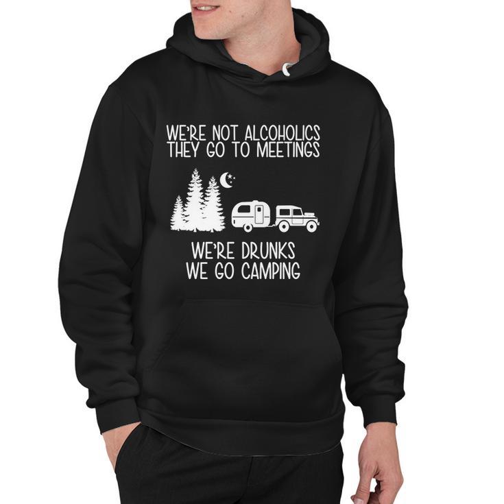 Were Not Alcoholics Were Drunks We Go Camping Tshirt Hoodie