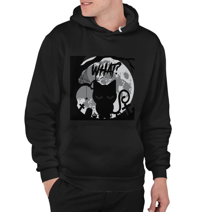 What Cat Funny Halloween Quote V2 Hoodie