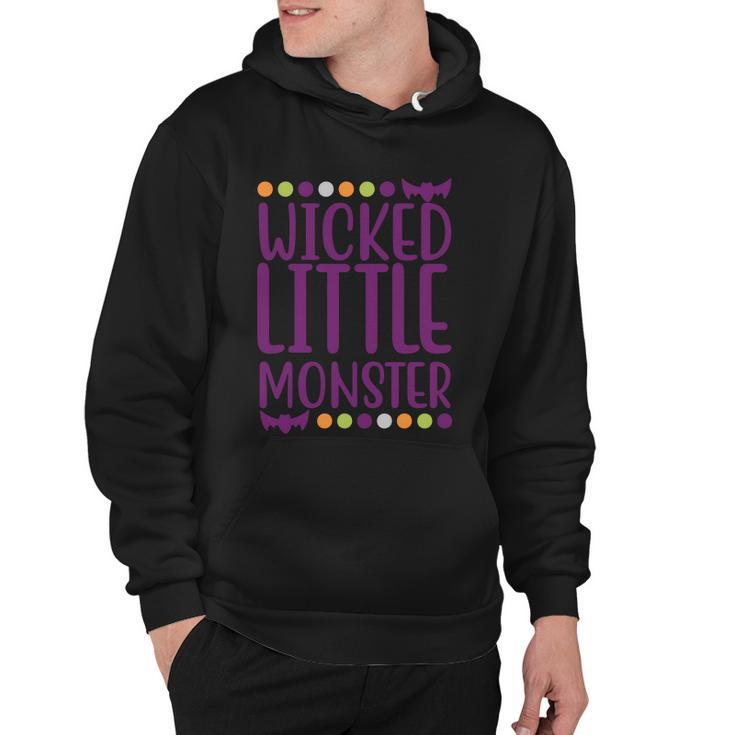 Wicked Little Monster Halloween Quote Hoodie