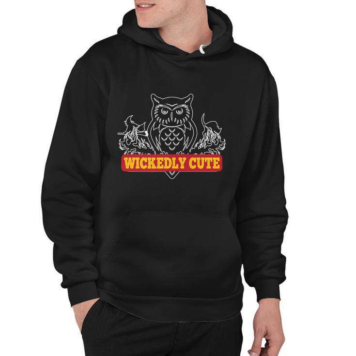 Wickedly Cute Funny Halloween Quote V2 Hoodie