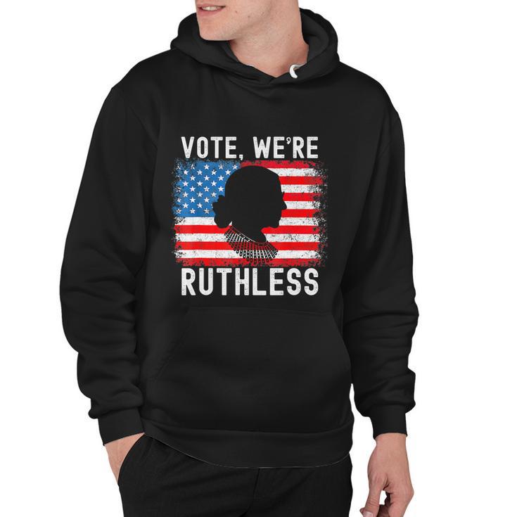 Womenn Vote Were Ruthless Womenn Feminist Hoodie