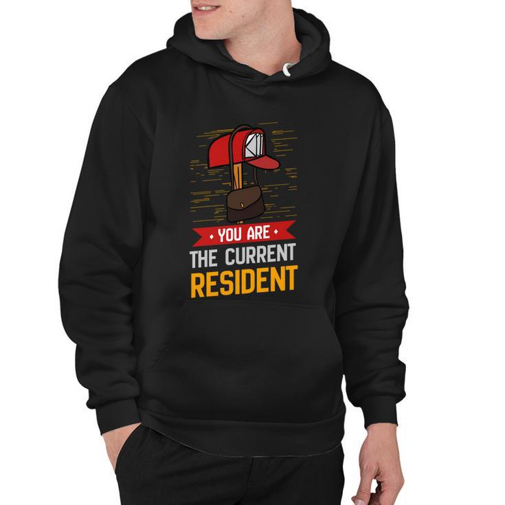 You Are The Current Resident Funny Postal Worker Gift Hoodie
