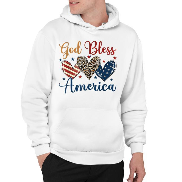 God Bless America Patriotic 4Th Of July American Christians  Hoodie