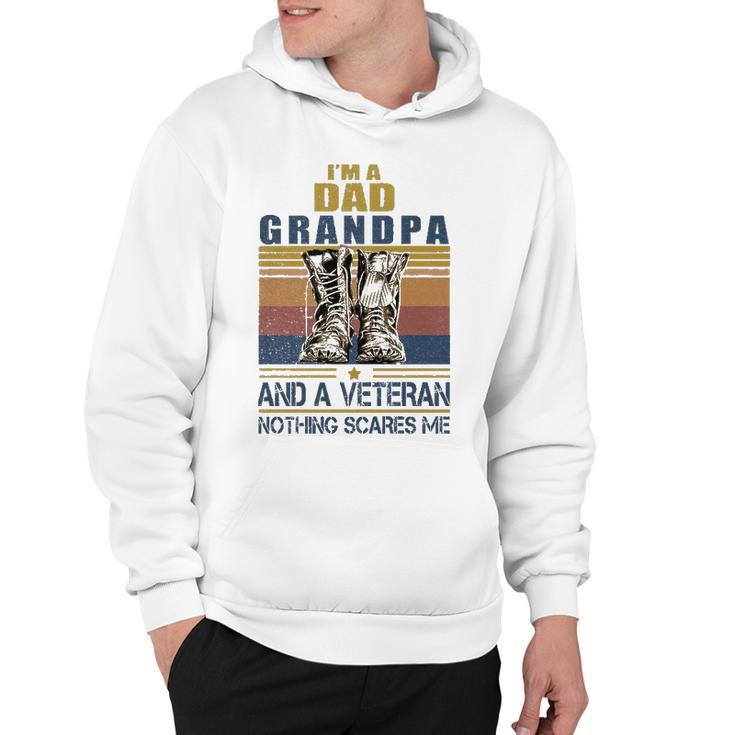 I Am A Dad Grandpa Veteran V2 Hoodie