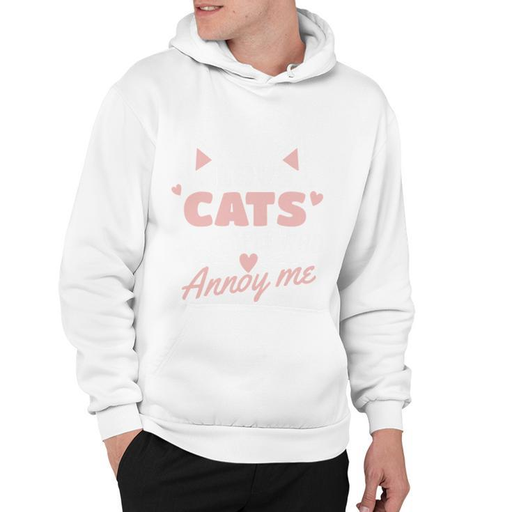 I Love Cats It Is People Who Annoy Me Animals Cute Cat Hoodie