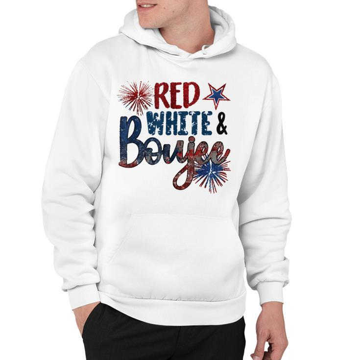 Red White And Boujee 4Th Of July Fourth Of July Vintage  Hoodie
