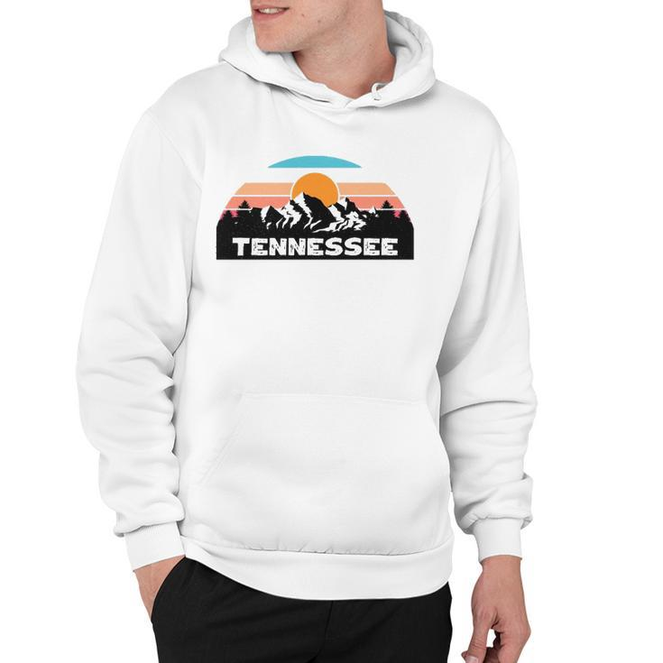 Tennessee Retro Vintage Sunset Mountain Tennessee Lovers Hoodie