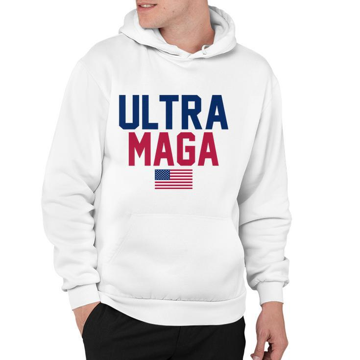 Ultra Maga Shirt Funny Anti Biden American Flag Pro Trump Trendy Tshirt Hoodie
