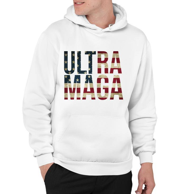 Ultra Maga Usa Flag V2 Hoodie