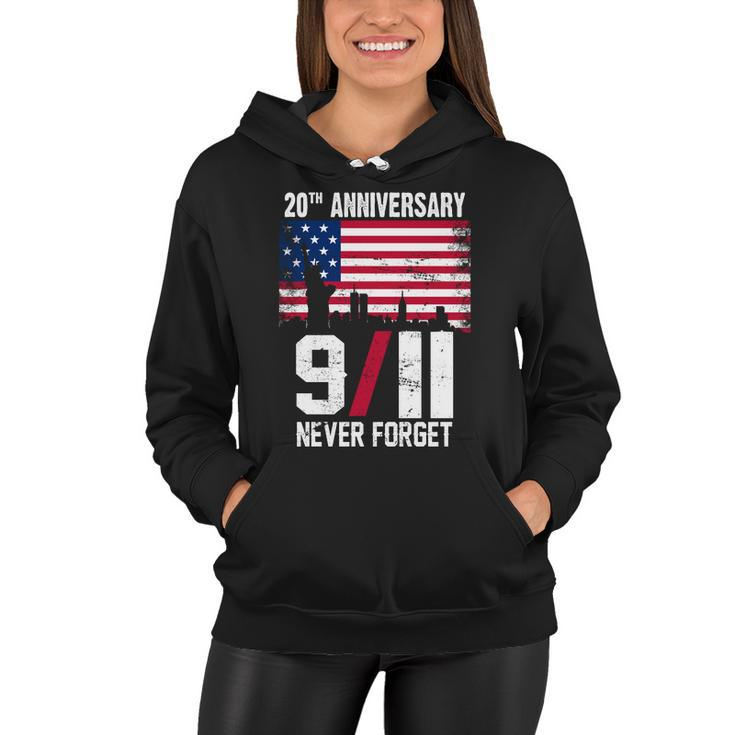 20Th Anniversary Never Forget 911 September 11Th Tshirt Women Hoodie