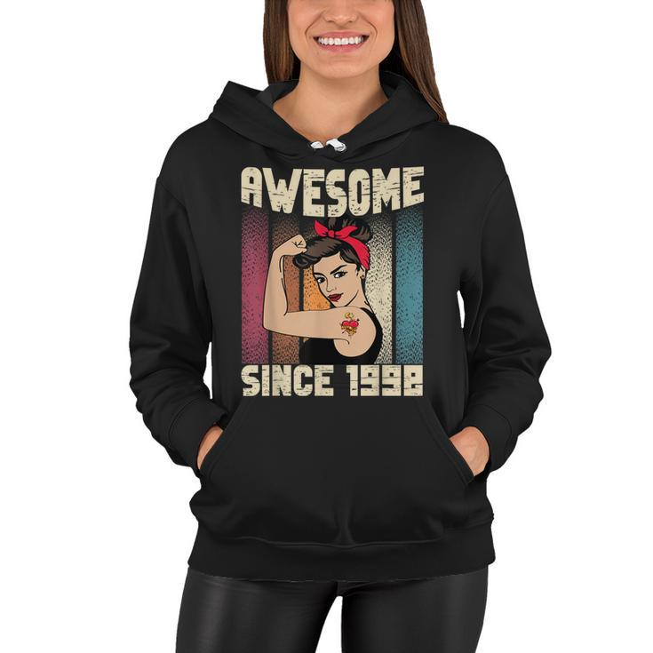24 Year Old Awesome Since 1998 24Th Birthday Women  Women Hoodie