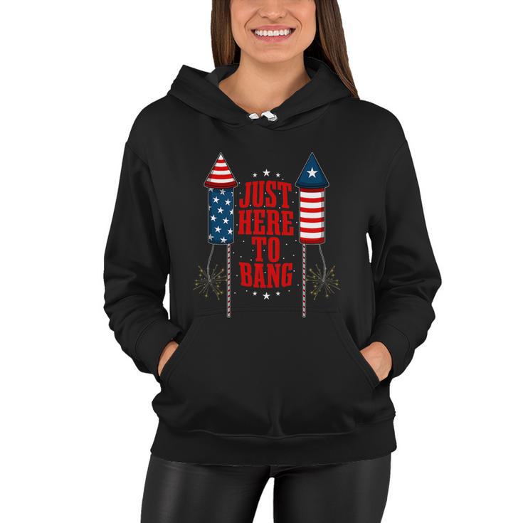 4Th Of July Funny Fireworks Patriotic American Firecracker Women Hoodie