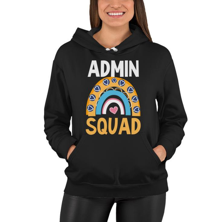 Admin Squad Design Admin Assistant Cute Gift Women Hoodie