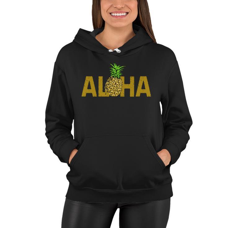 Aloha Summer Pineapple Women Hoodie