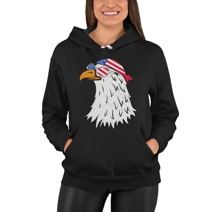 American Bald Eagle Mullet 4Th Of July Vintage Gift Women Hoodie