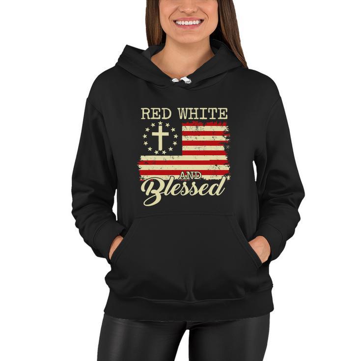 American Flag Christian 4Th Of July Women Hoodie