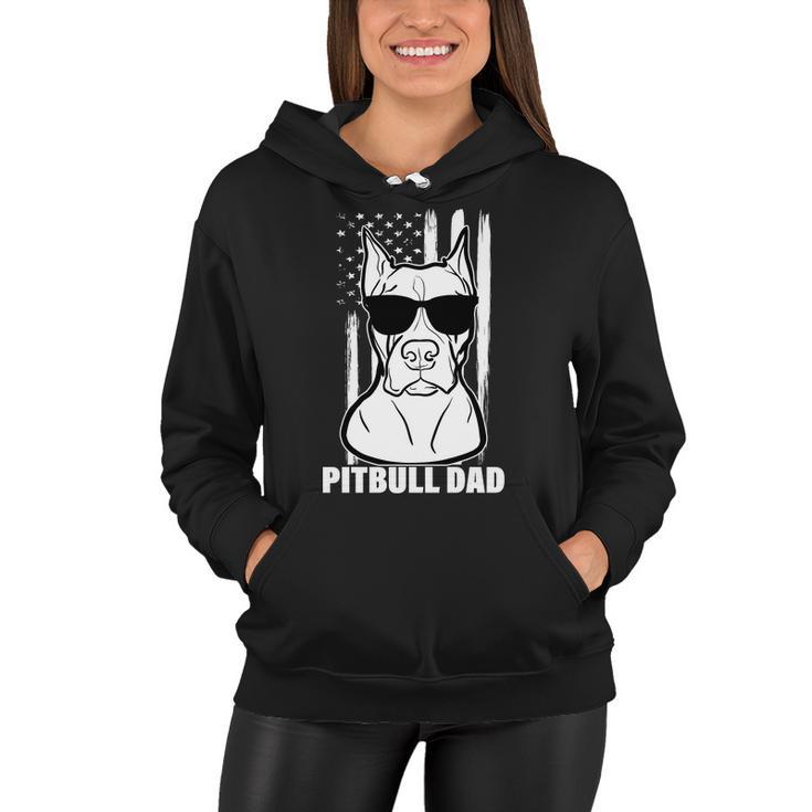 American Pitbull Dad Tshirt Women Hoodie