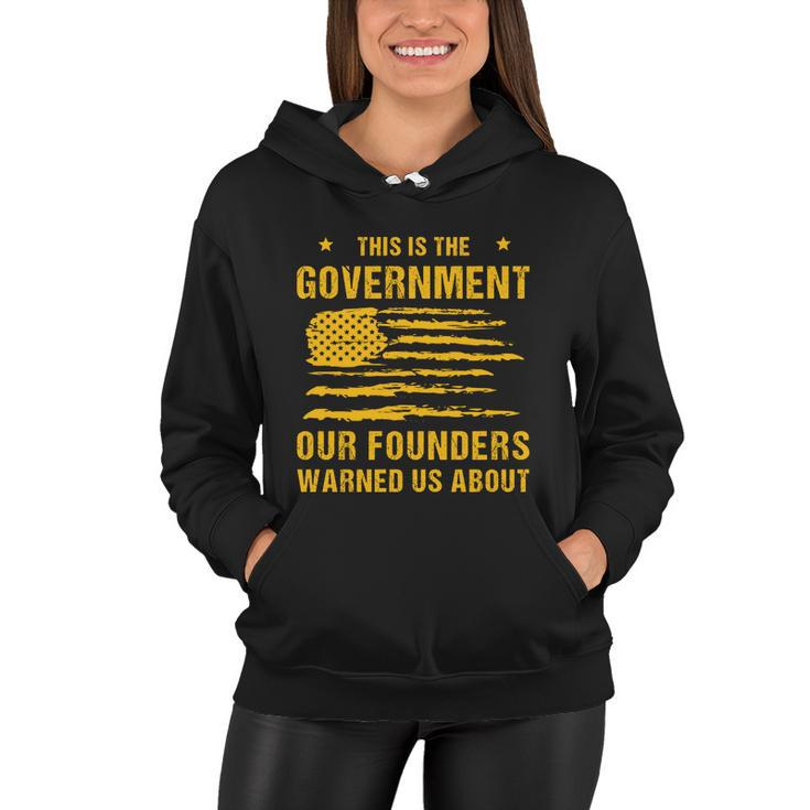 Anti Government Patriotic Americans Vintage  Women Hoodie