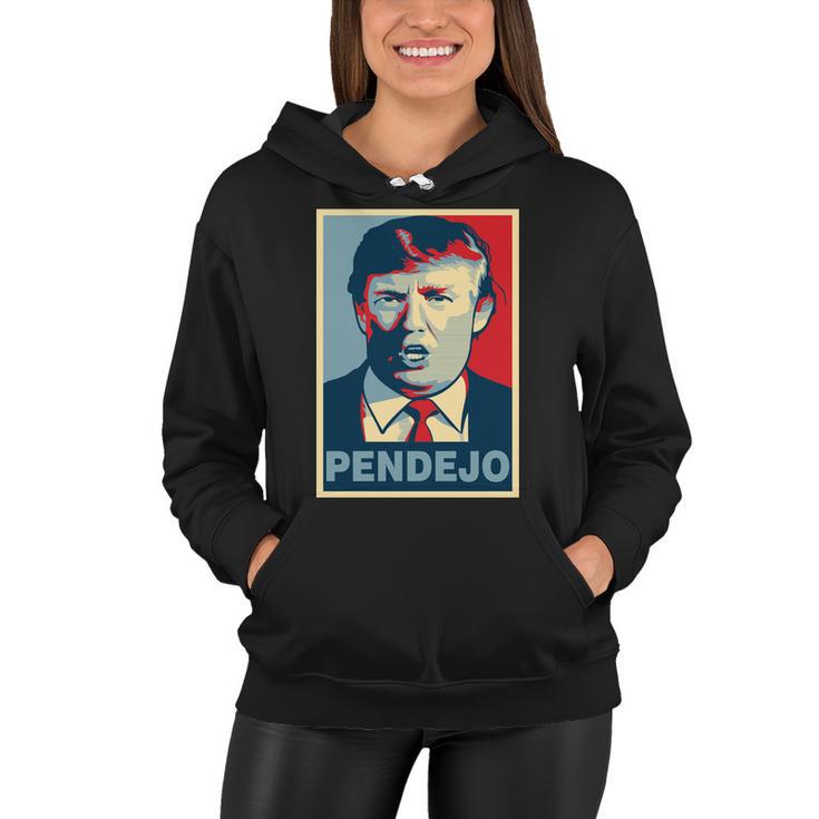 Anti Trump Pendejo Poster Not My President Women Hoodie