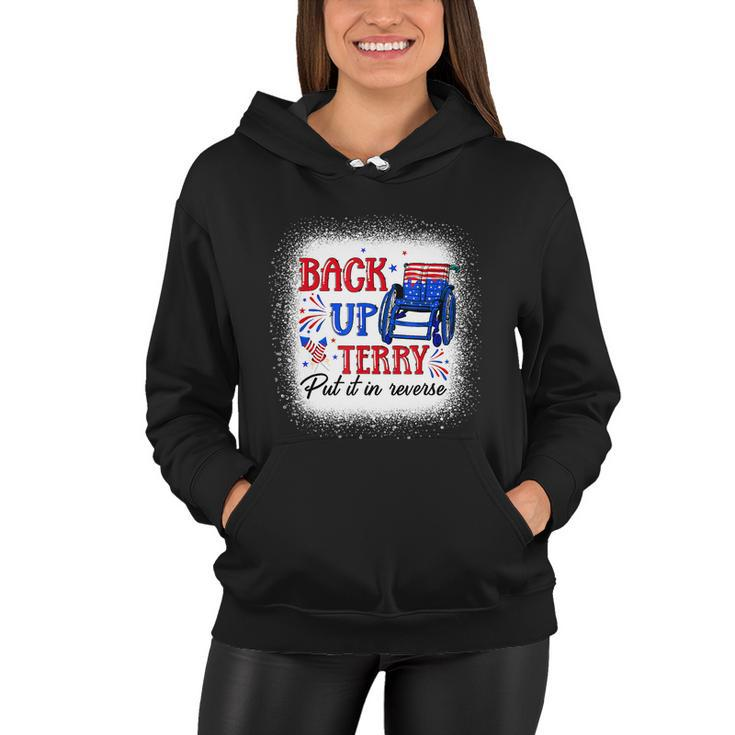 Back Up Terry Put It In Reverse 4Th Of July American Flag Women Hoodie