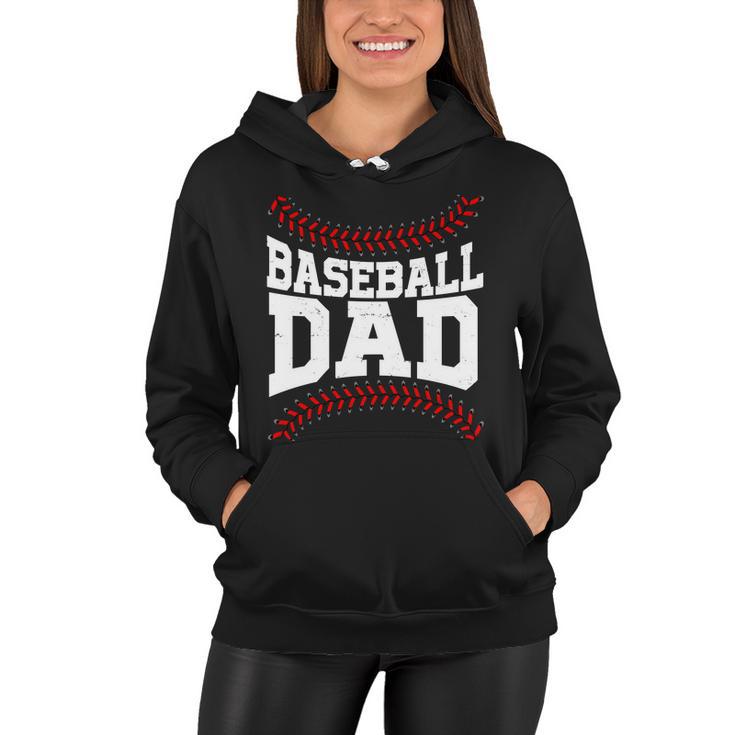 Baseball Dad Sports Fan Tshirt Women Hoodie