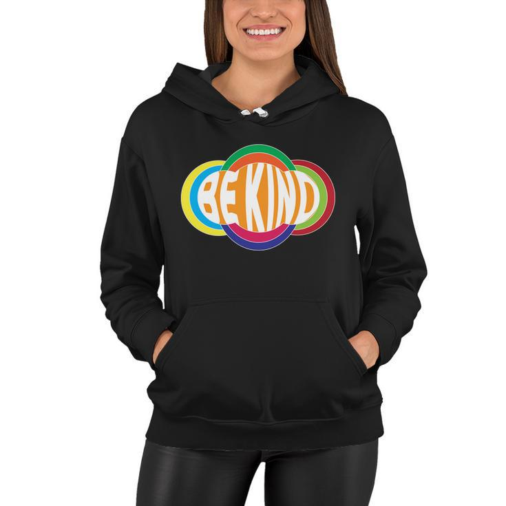 Be Kind 70S Retro Logo Tribute Women Hoodie