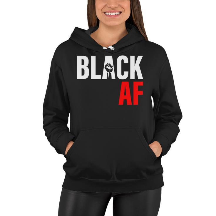 Black Af Fist Logo Tshirt Women Hoodie