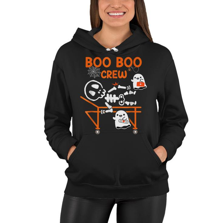 Boo Boo Crew Ghost Doctor Paramedic Emt Nurse Halloween  Women Hoodie