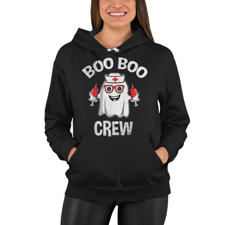 Boo Boo Crew Nurse  Halloween Costume For Womens  Women Hoodie